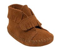 Front Strap Bootie suede brown