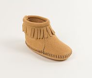 Back Flap Bootie suede tan