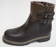 BOTTINE Innen-RV Lammfell W brown crack+suede